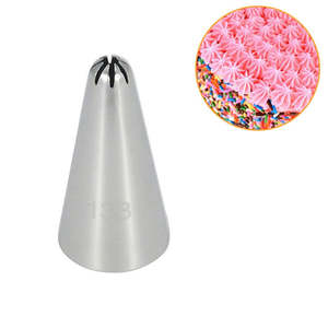 133 Icing Nozzle Stainless Steel Cake Decorating Tip Pastry Nozzle <b>Baking</b> Tools Reusable Durable <b>Baking</b> <b>Accessories</b> - Product Image 3