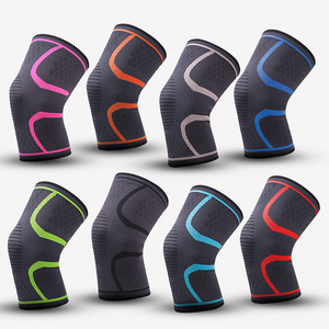 Genouillères de musculation en néoprène renforcées à double couture, protection professionnelle haute résistance, genouillères de compression pour les genoux - Product Image 4