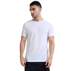 T-shirt d'entraînement pour homme 100% coton 210 g/m² coupe ajustée manches courtes col rond extensible respirant séchage rapide imprimé sérigraphié - Product Image 1