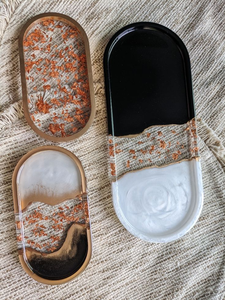 Juego de Bandeja y Posavasos Decorativos de Resina, Diseño Artesanal de Alta Calidad, Personalizado, para Hogares y Restaurantes, de la India - Product Image 6