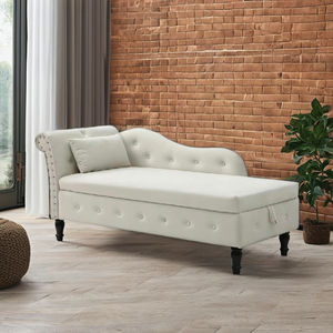 Moderna y Cómoda Cama Plegable de Tela con Banco de Almacenamiento y Tapa Elevable con Estructura de Acero para Dormitorio, Sala de Estar, Apartamento, Hotel, Villa - Product Image 1