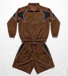 Conjunto de Chaqueta Deportiva Transpirable Personalizada de Fabricante Directo, Ropa Deportiva Ligera para Correr y Hacer Ejercicio - Product Image 4