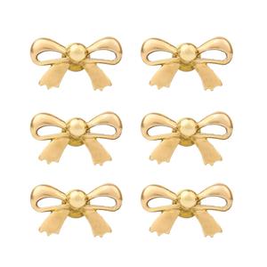Vintage <b>Brass</b> Bow Drawer <b>Knobs</b> <b>Antique</b> Cabinet <b>Door</b> Pull Handles for Dresser Wardrobe Furniture - Product Image 2
