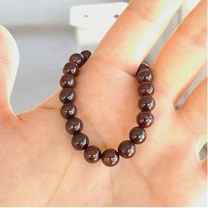 Natural Garnet <b>Bracelet</b> <b>Red</b> Garnet Beaded <b>Bracelet</b> For Healing Reiki Energy Jewelry Wholesale 8mm - Product Image 4