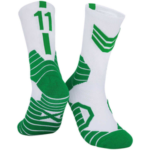 Calcetines de Baloncesto Antideslizantes con Estampado por Sublimación Multicolor para Hombre, Calcetines Deportivos con Diseño a Rayas, Calcetines Profesionales de Baloncesto - Product Image 5