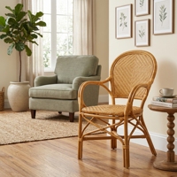Nouvelle chaise de salon Kamaca moderne et minimaliste, faite à la main, avec cadre en bois doux, siège en tissu de luxe de qualité supérieure, décoration intérieure pour patio