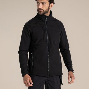 Chaqueta Softshell Personalizada para Hombre con Cuello Alto, Casual para Exteriores, Cierre Completo, Resistente al Viento, Bolsillos Utilitarios, Ligera - Product Image 1