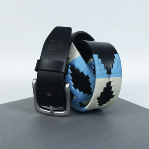 Ceinture en cuir artisanale POLO SPORTS GAUCHO ARGENTINA, design personnalisé, couleur au choix, avec boucle, création de designer. - Product Image 2