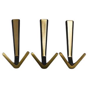 Organisateur mural en métal industriel élégant à double crochet, en fer robuste, pour garage - Product Image 1