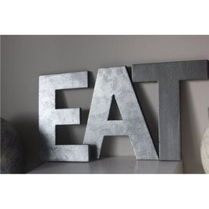 Letras del Alfabeto de Acero Galvanizado Personalizadas, Decoración Rústica para Bodas y Eventos, Iniciales Metálicas 3D, Letras de Estaño Galvanizado al por Mayor - Product Image 5