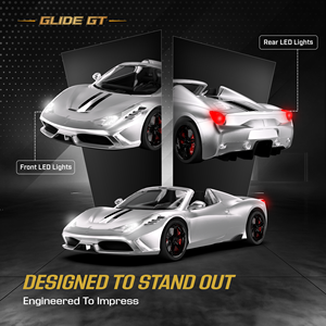 Voiture RC Mirana Glide GT de qualité hobby pour enfants et adultes, véhicule RC expert contrôlé par application, vitesse maximale de 25 km/h, utilisation intérieure/extérieure, avec portes - Product Image 2