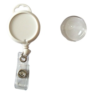 Porte-badge rétractable RP-03 avec sangle en PVC et clip ceinture - Product Image 4