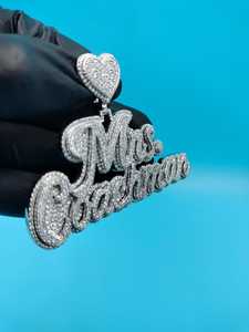 Pendentif personnalisé en forme de cœur avec moissanite, en argent 925, style hip-hop, pour femme, cadeau pour elle - Product Image 5