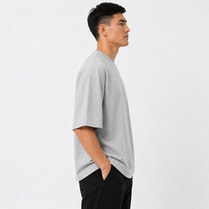 Camisetas Oversize para Hombre con Tela Suave, Ajuste Holgado, Sensación Transpirable, Flexibilidad, Comodidad y Calidad Confiable para Ropa Urbana - Product Image 2