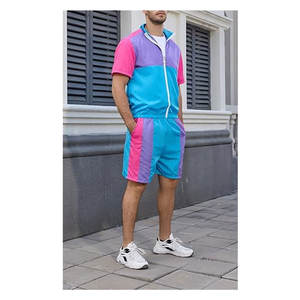 Conjunto Deportivo Retro de Chaqueta Cortavientos y Pantalones, Estilo Disco, Ropa Deportiva Vintage, Moda Urbana de Dos Piezas - Product Image 6