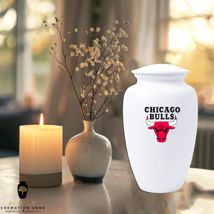 Urne funéraire de style européen pour cendres, urne commémorative de basket-ball Chicago Bulls - Product Image 3