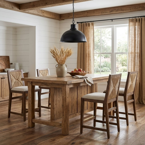 Silla de Comedor Moderna Premium de Madera de Roble con Tapicería de Mimbre Natural para Muebles del Hogar y Hostelería al por Mayor - Product Image 5