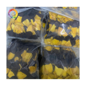 Rodajas de Mango con Chocolate, Mango Seco Suave con Sabor a Chocolate, Bocadillo de Fruta, Rodajas de Mango Seco Natural con Recubrimiento de Cacao - Product Image 1