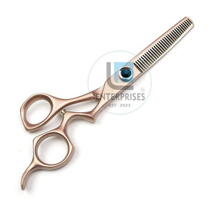 กรรไกรตัดผมบางแบบสแตนเลสมืออาชีพทนทานและน้ำหนักเบาขายส่งสไตล์ใหม่ - Product Image 3