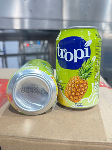 Piña marca Tropi, lata de aluminio de 330 ml, precio competitivo, venta al por mayor, muy vendida. - Product Image 6