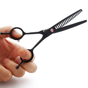Ciseaux de barbier professionnels en acier inoxydable, lame courbée, pour droitiers, pour coiffeurs professionnels. - Product Image 6