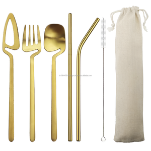 Best Quality Rainbow Color Shiny Mirror <b>Flatware</b> <b>Set</b> - Product Image 4