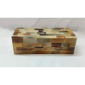 Handmade Natural Buffalo Horns Decorative <b>Storage</b> <b>Box</b> for Jewelry and Dry Fruits Elegant Natural <b>Material</b> - Product Image 3