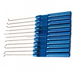 Kit orthopédique pour la réparation des ménisques et des coiffes des rotateurs, avec crochets de suture arthroscopiques et passe-fils en titane et nitinol - Product Image 6