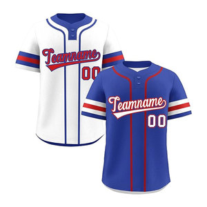 Camiseta Deportiva de Béisbol Personalizada de Alta Calidad, Unisex, con Botones, Manga Corta, Antibacteriana, Uniforme de Equipo para Eventos Deportivos - Product Image 2