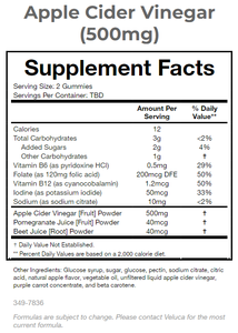 Fabricant et exportateur professionnel vendant des bonbons gélifiés aux suppléments nutritionnels au vinaigre de cidre de pomme sans gluten (500 mg) - Product Image 4