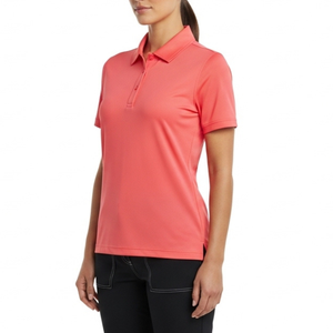 Polo pour femme de haute qualité, respirant, écologique, séchage rapide, tissu tricoté doux, vêtement décontracté pour femme - Product Image 3