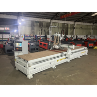 Router CNC mesin ukir perabot kayu enam Meter, poros ATC komponen inti gir Motor untuk perute kayu aluminium