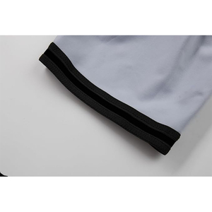 Ensemble de maillot de cyclisme pour homme, noir, blanc, bleu rayé, manches courtes, respirant, kit de sport - Product Image 4