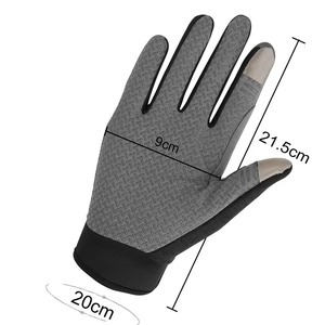 Custom Cycling Gloves Breathable Anti-Slip Waterproof Touchscreen Full <b>Finger</b> MTB Road <b>Bike</b> Racing Gel Padding - Product Image 5