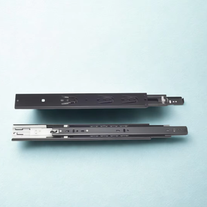 Diapositivas de extensión completa chapadas en zinc Bola de acero suave Viet para cajón de gabinete en dormitorio de cocina - Product Image 1