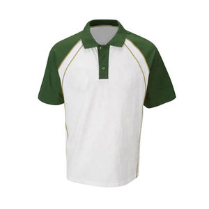 Uniforme de cricket vert léger à manches longues avec numéro 3 blanc, logo, vêtements de sport respirants 100% polyester pour hommes, taille adulte - Product Image 2