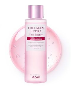 Tonique facial YADAH Collagen Hydra First Essence 150 mL, hydratant, nourrissant, améliorant l'élasticité de la peau, pour les soins quotidiens de la peau - Product Image 1