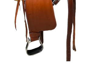 Selle d'équitation de qualité supérieure, fabriquée avec les meilleurs matériaux, cuir véritable, meilleure vente, selle western pour cheval 100% cuir véritable - Product Image 2