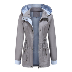 Windproof Jacket Women Biker Bomber Jacket With 4 Pockets Windbreaker Streetwear <b>Ladies</b> Outwear Work Coats Bomber Jacket - Product Image 1