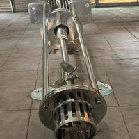 Homogénéisateur mélangeur à cisaillement élevé automatique en acier inoxydable, capacité 1000-5000 L, 2,5 kW, 400 V, pour le traitement des aliments et des produits chimiques