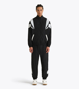 Chándal Unisex de Talla Grande, Ecológico, con Bloques de Color, 100% Nailon, Manga Larga, Cierre Frontal con Cremallera, Ropa Deportiva Informal, Estilo Primavera - Product Image 3