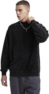 Sudaderas de Primera Calidad con Lavado Ácido, 100% Algodón, Felpa Gruesa, Estilo Urbano Retro, Personalizadas con Estampado, para Invierno - Product Image 2