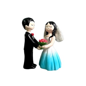 Alta calidad poliresina novia novio Feng Shui escultura resina Artificial artesanía arte recuerdo para Acción de Gracias Día de San Valentín - Product Image 2