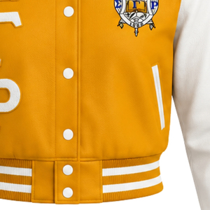 เสื้อแจ็คเก็ตซิป Sigma Gamma Rho ผ้าซาตินทรงครอปสำหรับผู้หญิง ดีไซน์ทันสมัย น้ำหนักเบา สไตล์บอมเบอร์ เสื้อคลุมลำลอง สตรีทแวร์สำหรับชมรมนักศึกษา เสื้อผ้าสั่งทำพิเศษ - Product Image 5