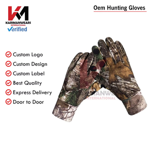 Guantes de Caza Ligeros para Hombre, Resistentes a la Intemperie, con Camuflaje, Personalizables con Logotipo, Proveedor de Fábrica - Product Image 5