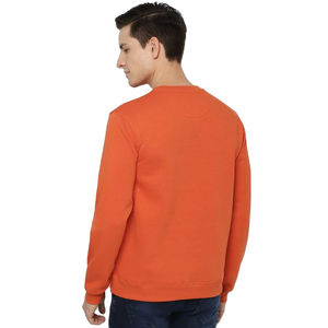 Sweat-shirt décontracté pour homme en coton/polyester, imprimé sur mesure, col rond, long, en polaire, hiver, solide, thermique, respirant, imperméable - Product Image 3