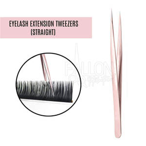 Pince à cils professionnelle courbée pour techniques de volume, pince à cils experte pour isolation précise des cils - Product Image 5