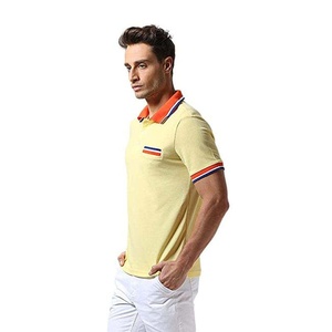 Chemises d'été pour hommes JACOMO APPAREL, respirantes, couleur unie, manches courtes, séchage rapide, tricotées, 100% coton, coupe ajustée, décontractées, personnalisées - Product Image 1