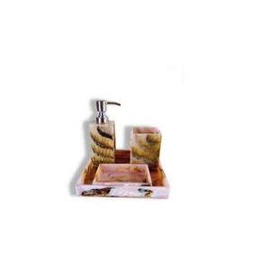 2026 Trending Epoxy Resin <b>Bathroom</b> <b>Accessories</b> <b>Set</b> Marble Style Luxury <b>Bathroom</b> Organizer Countertop Vanity Decor Wholesale Gift - Product Image 5