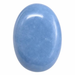 Pierre de palmier en cristal bleu naturel, pierre d'inquiétude en Angelite, cadeau, vente en gros, fournisseur de cristaux en vrac, pierre précieuse sculptée, art populaire - Product Image 1